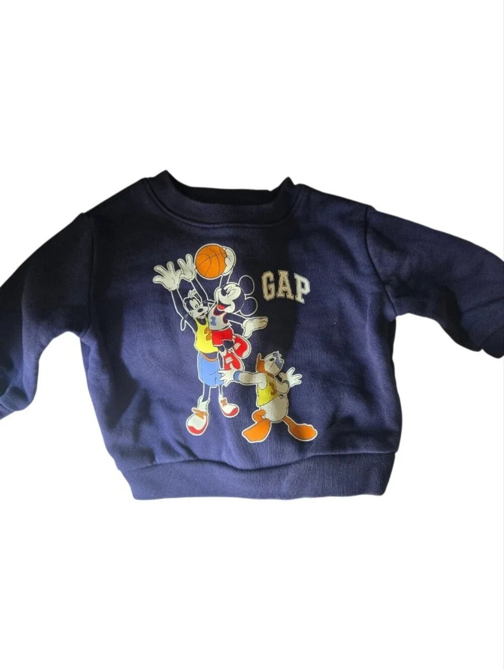 GAP Baby Navy Disney Sweatshirt Top & Bottoms Bundle